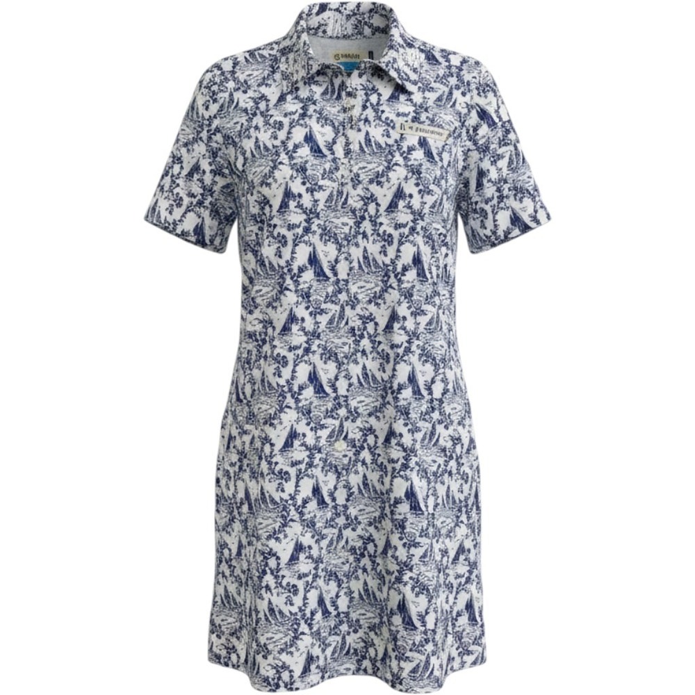 Magellan Outdoors Southern Summer Sailboat Print Fishing Shirt Dress Sz XXL - Picture 16 of 16